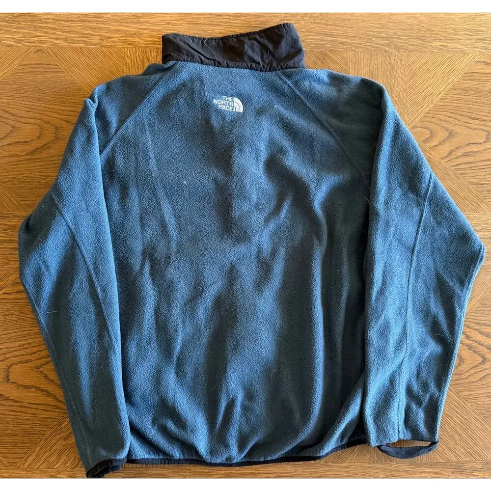 The North Face Full Zip Fleece Jacket Mens Large Slate Blue